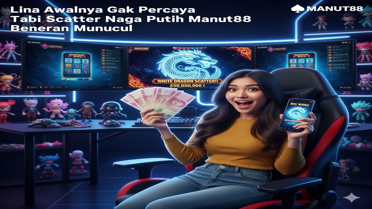 Lina Awalnya Gak Percaya Tapi Scatter Naga Putih Manut88 Beneran Muncul